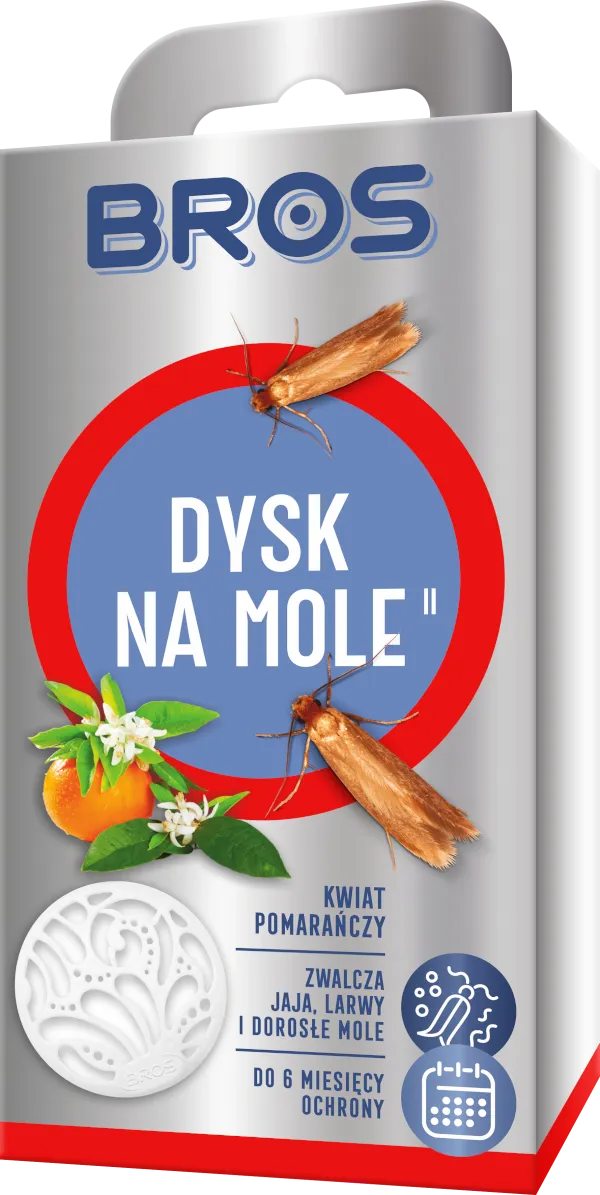 Bros Dysk Na Mole Kwiat Pomarańczy 1szt