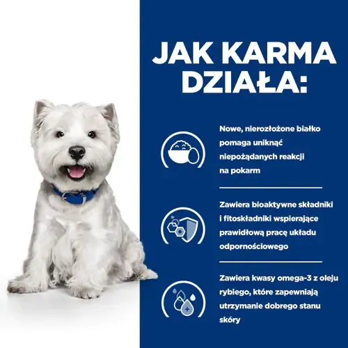 Hill's PD Prescription Diet Canine Derm Complete Mini 1kg
