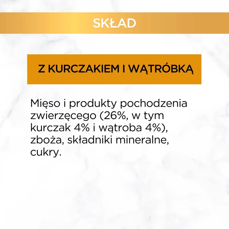 Purina Gourmet Gold Kurczak/ Wątróbka W Sosie 85g
