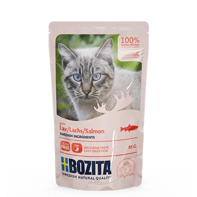 BOZITA Kawałki W Sosie Z Łososiem 85g