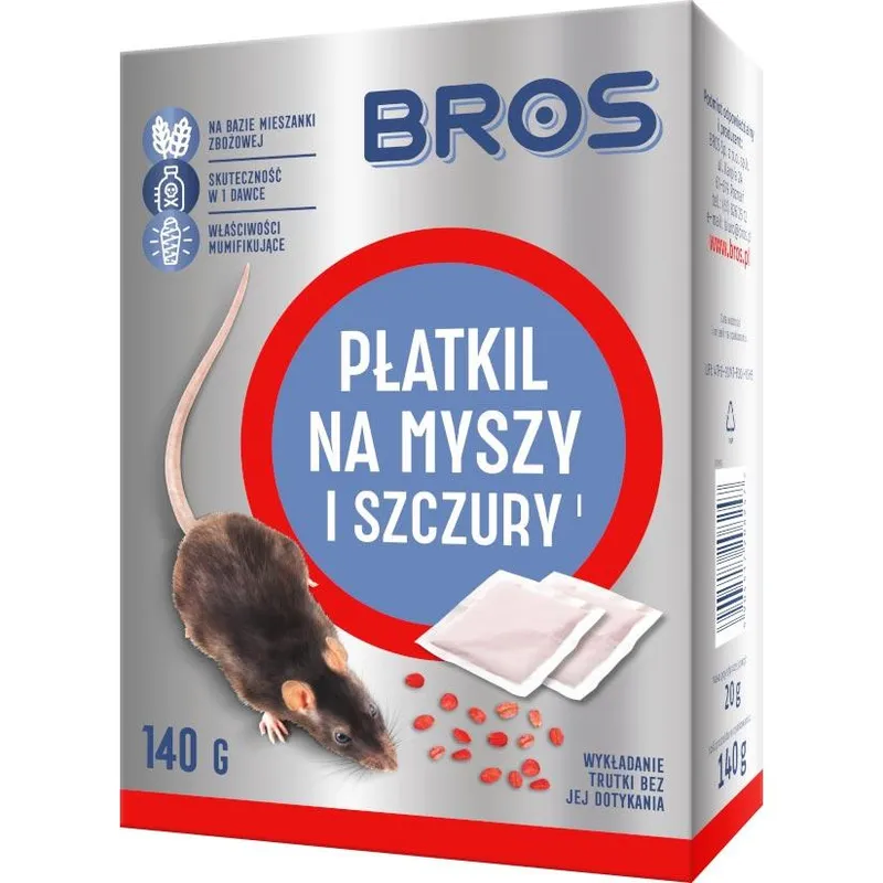 BROS - Płatkil Na Myszy I Szczury 140g