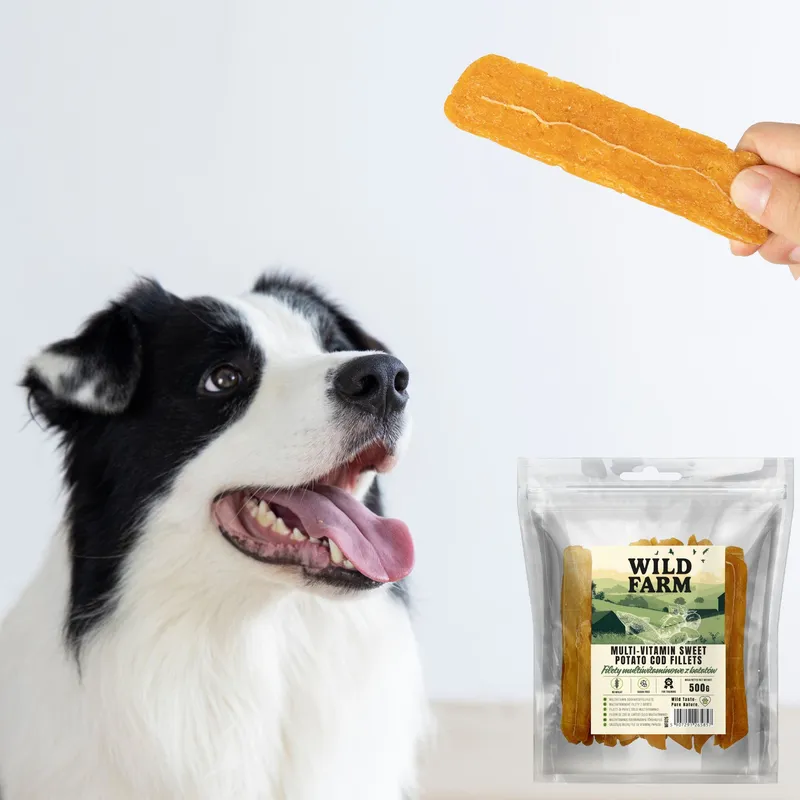 Przysmak Dla Psa Filety Z Batatów Naturalne Bezzbożowe ZOOJOY 500 g