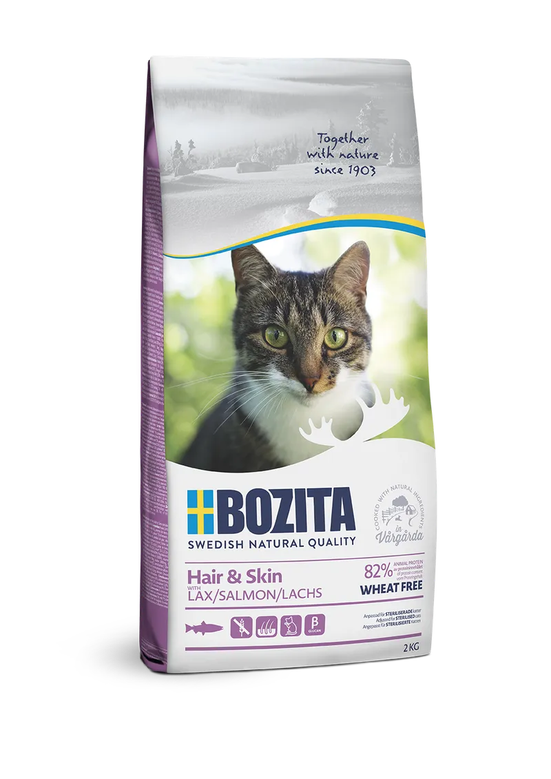 BOZITA Hair & Skin Z Łososiem 2kg