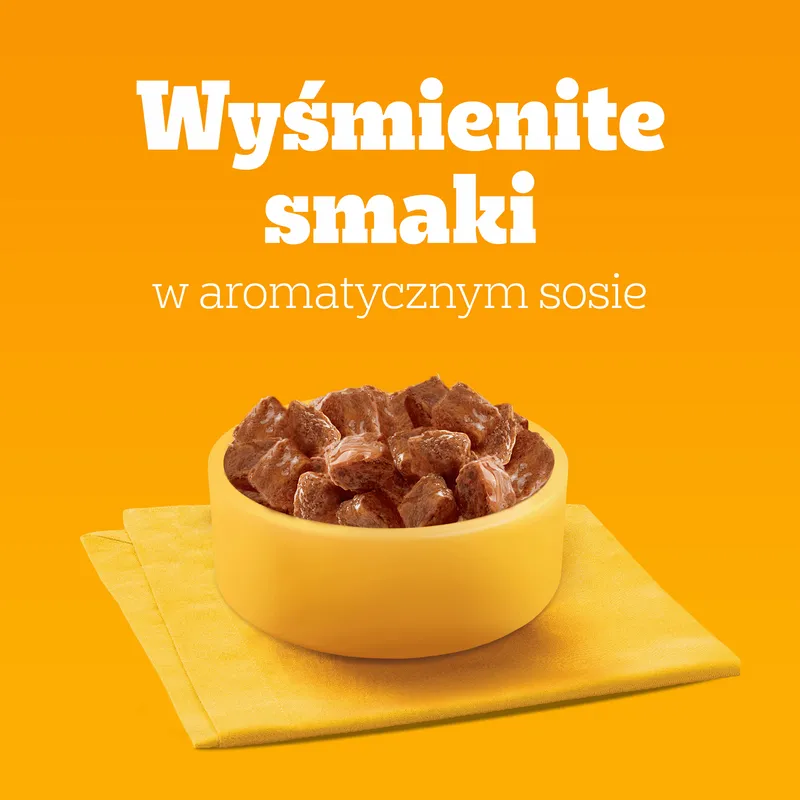 Pedigree Mokra Karma Dla Dorosłych Psów Saszetka Mix Smaków (Z Kurczakiem I Warzywami, Z Wołowiną I Warzywami, Z Indykiem I Marchewką, Z Wołowiną I Jagnięciną) 40x100g