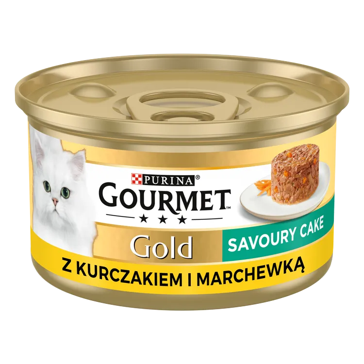 Purina Gourmet Gold Savoury Cake Z Kurczakiem I Marchewką 85g