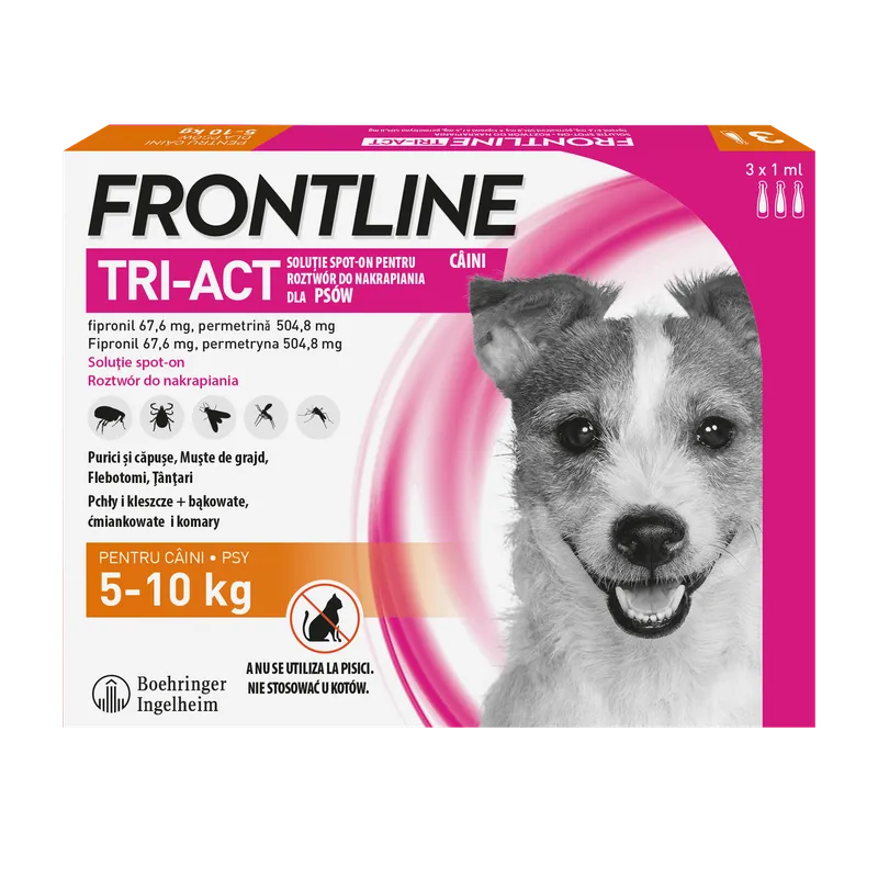 FRONTLINE Tri-Act Dla Psów 3x1ml