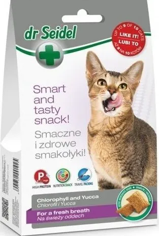 Laboratorium DermaPharm Dr Seidel Smakołyki Na Świeży Oddech Dla Kota 50g