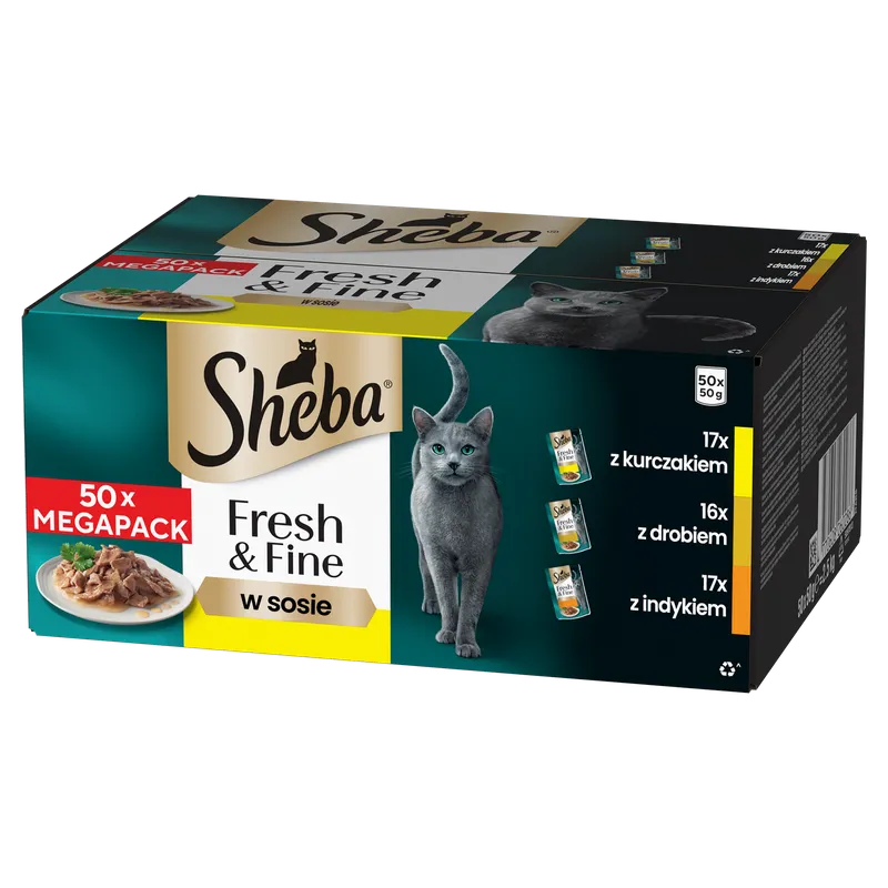 Sheba Fresh & Fine Saszetka 50x50g