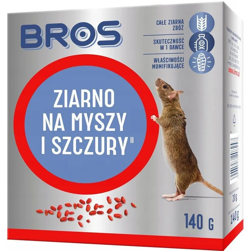 BROS - Ziarno Na Myszy I Szczury 140g