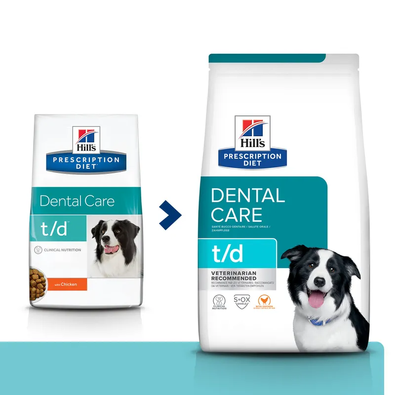 Hill's PD Prescription Diet Canine T/D Dental Care 4kg