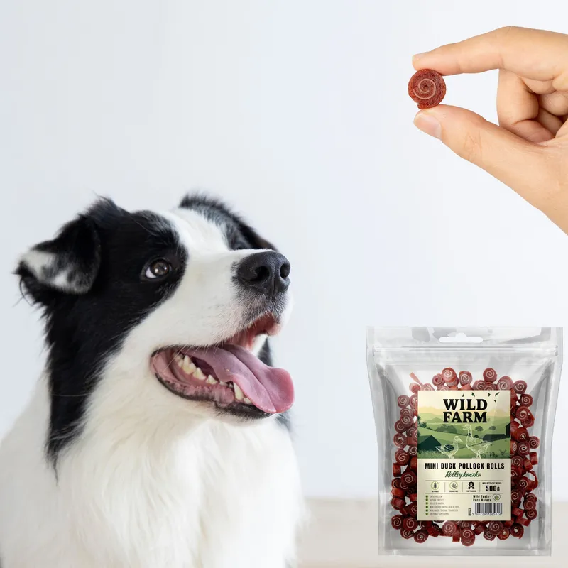 Przysmak Dla Psa Rollsy Z Kaczki Naturalne Bezzbożowe ZOOJOY 500 g