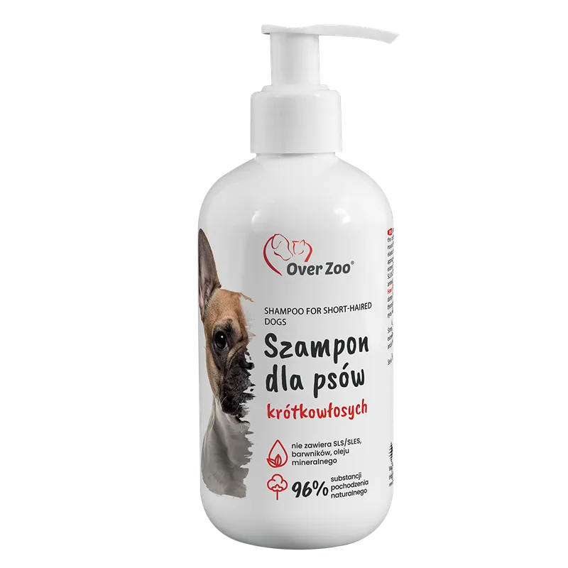 OVER ZOO Szampon Dla Psów Krótkowłosych 250ml
