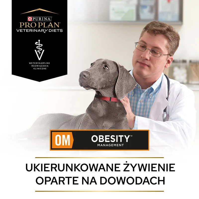 PRO PLAN Veterinary Diets OM Obesity Management Karma Mokra Dla Psa Mus 400g