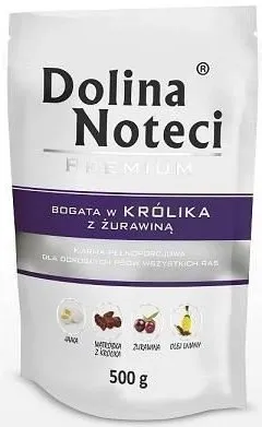 Dolina Noteci Premium Królik Z Żurawiną 500g
