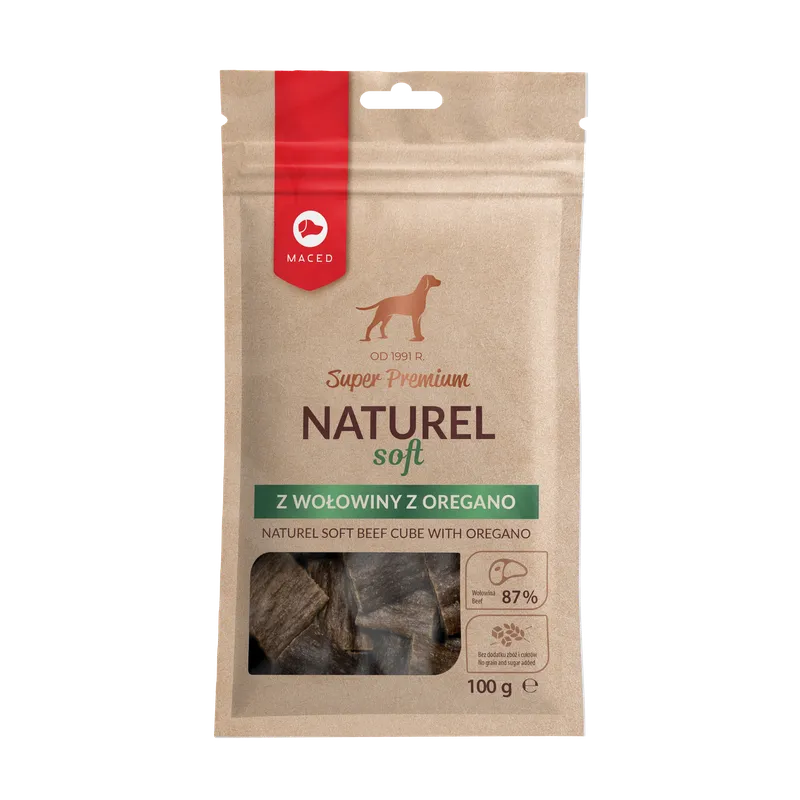 Maced Super Premium Naturel Soft Wołowina Z Oregano 100g