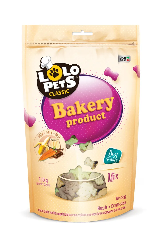Lolo Pets Ciastka Zwierzątka Mix Dla Psa 350g