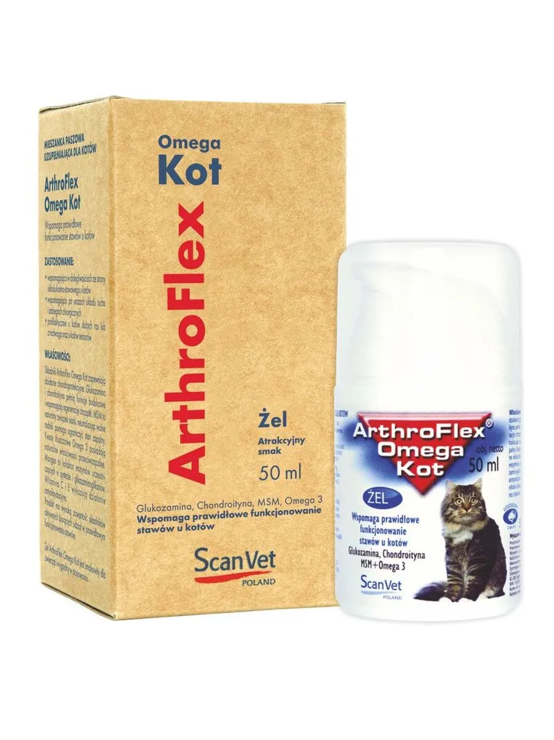 Scanvet ArthroFlex Omega Kot Żel Na Stawy 50ml