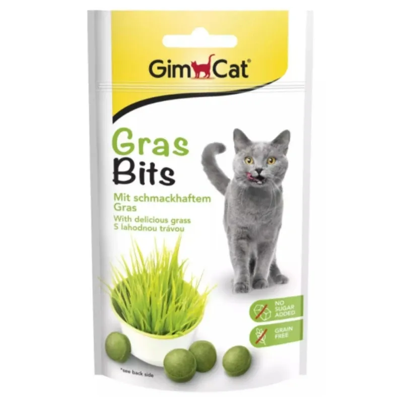 GIMCAT GrasBits Przysmak Z Trawą 40g