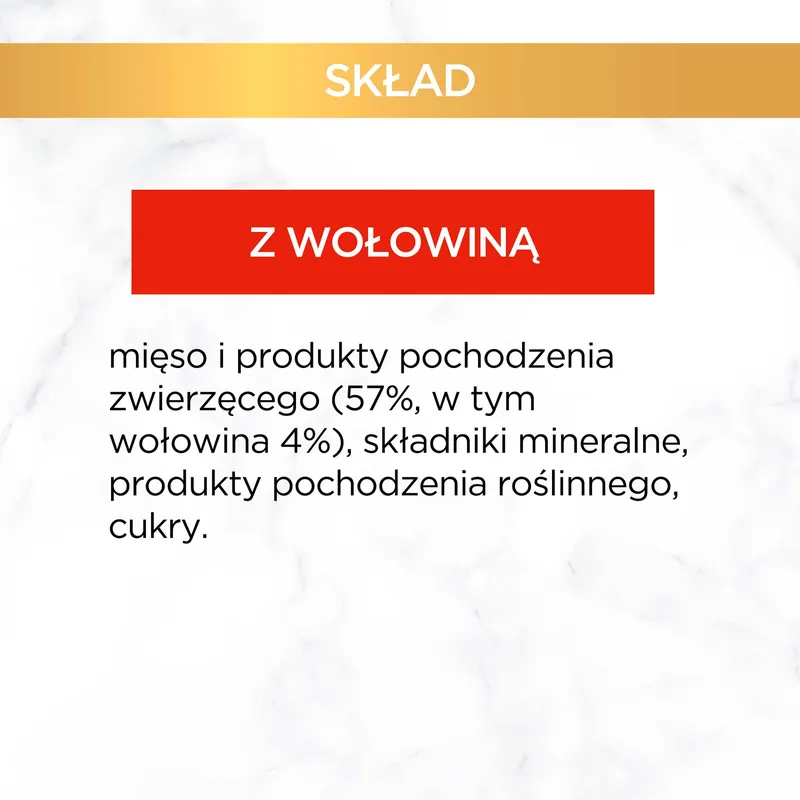 Purina Gourmet Gold Mus Z Wołowiną 85g