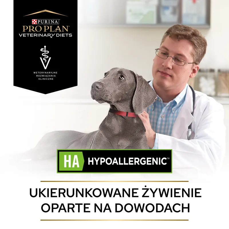 PRO PLAN Veterinary Diets HA Hypoallergenic Karma Sucha Dla Psa 7 kg