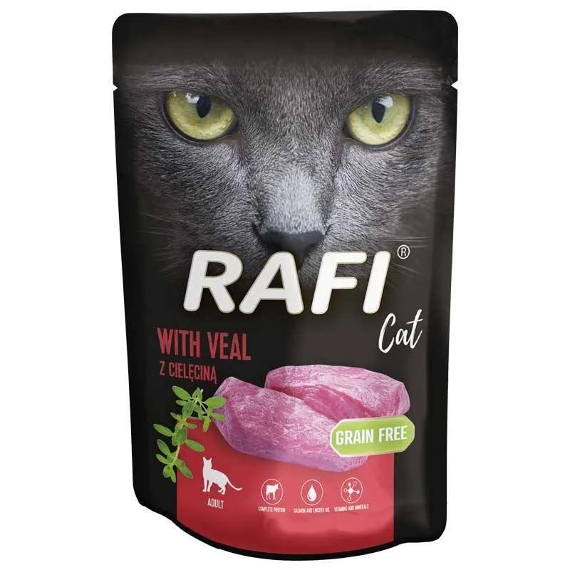 Dolina Noteci Rafi Cat Adult Z Cielęciną 100g