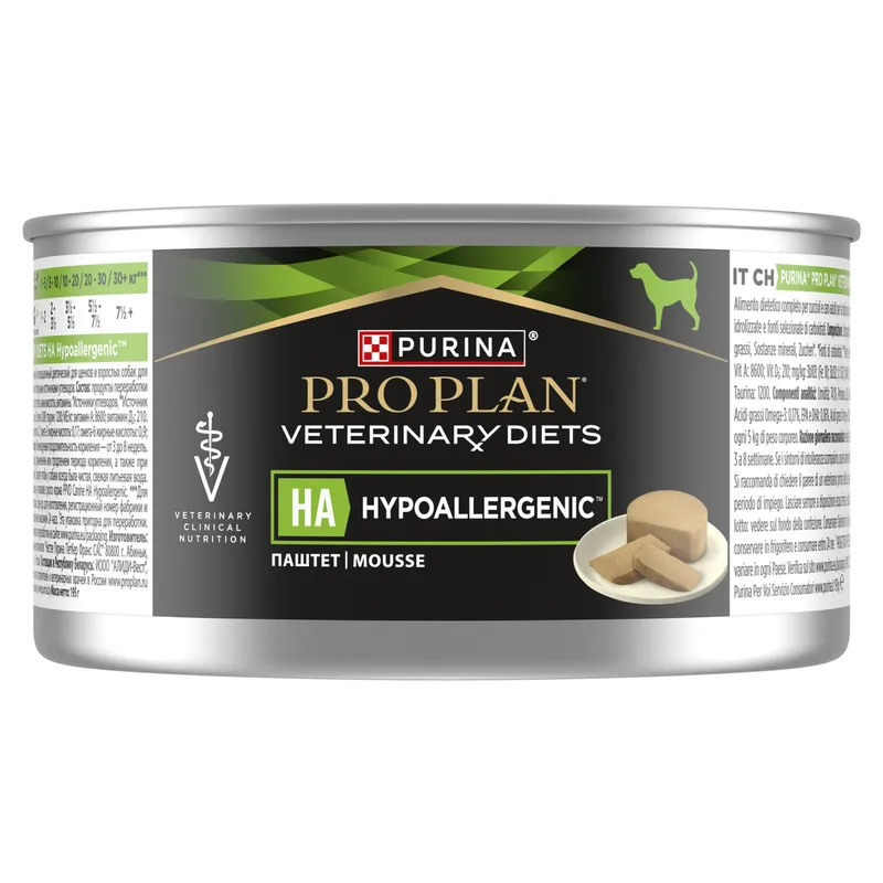 Pro Plan Veterinary Diets Ha Hypoallergenic Karma Dla Psa Mus 195g