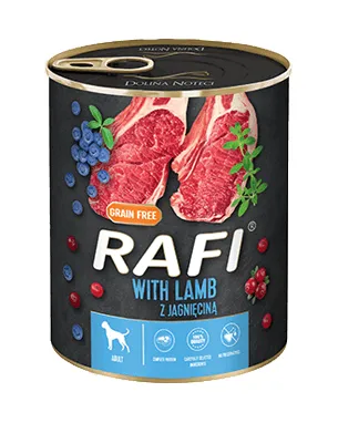 Dolina Noteci Rafi Z Jagnięciną 800g