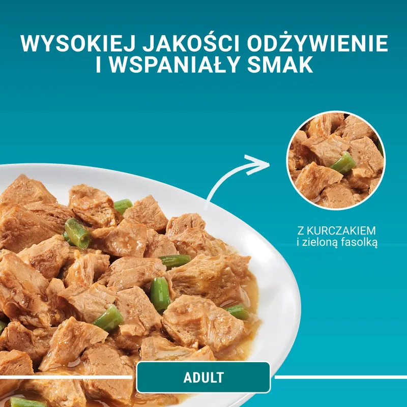 Purina One Adult Karma Dla Kota Z Kurczakiem I Zieloną Fasolką 85g