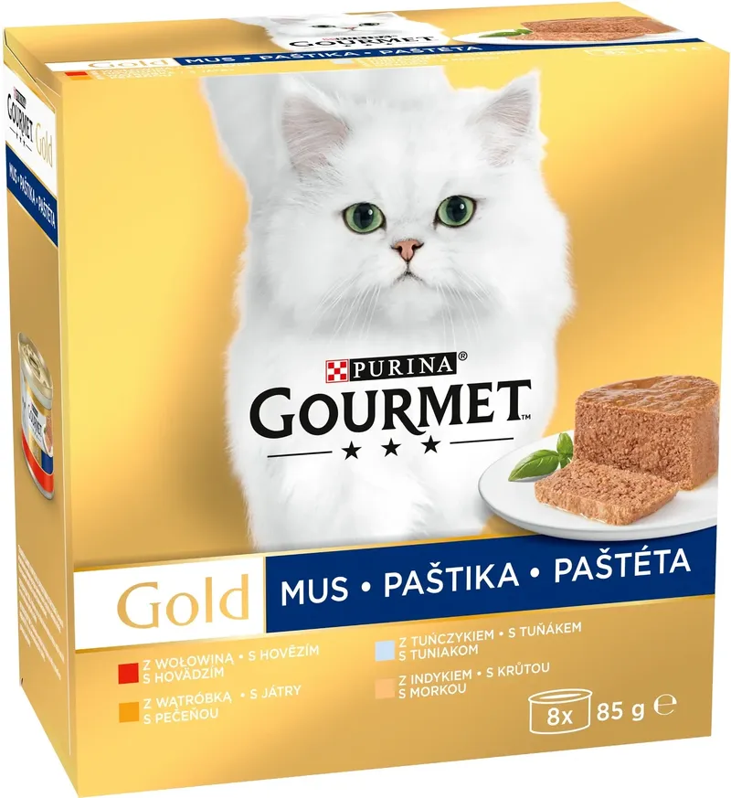 Purina Gourmet Gold Mus Mix 8x85g