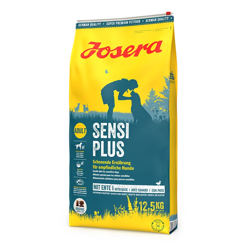 Josera SensiPlus Karma Bezglutenowa Z Kaczką Dla Psów Dorosłych 12,5kg
