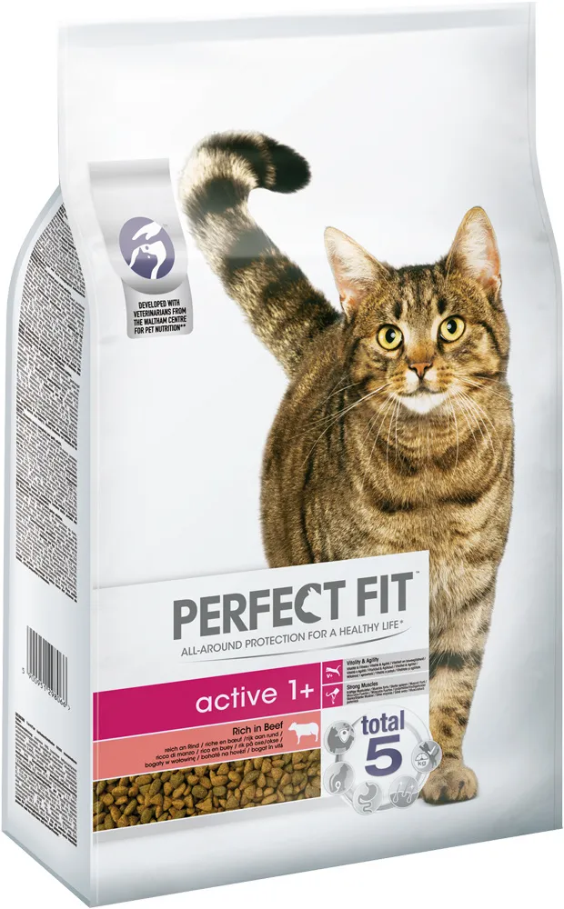 Perfect Fit™ - Sucha Karma Pełnoporcjowa Dla Dorosłych Kotów, Bogata W Wołowinę 7kg