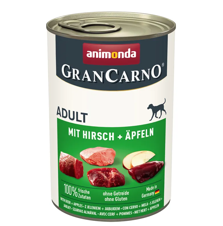 Animonda GranCarno Adult Dog Jeleń & Jabłko 400g