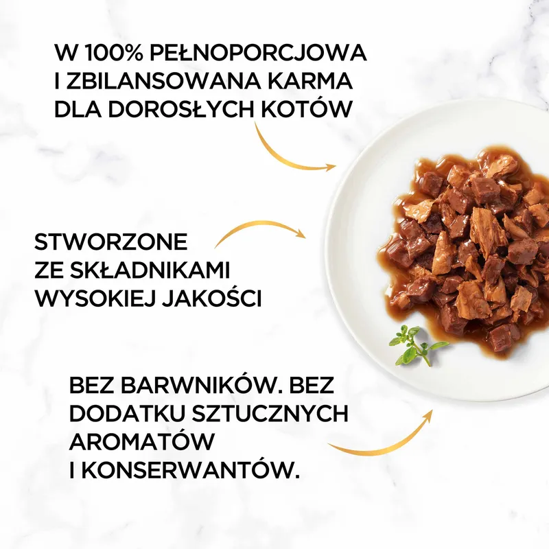 Purina Gourmet Gold Kaczka/Indyk W Sosie 85g