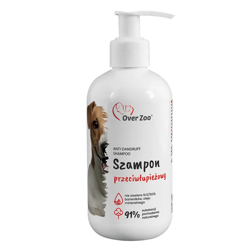 OVER ZOO Szampon Leczniczy Przeciwłupieżowy 250ml