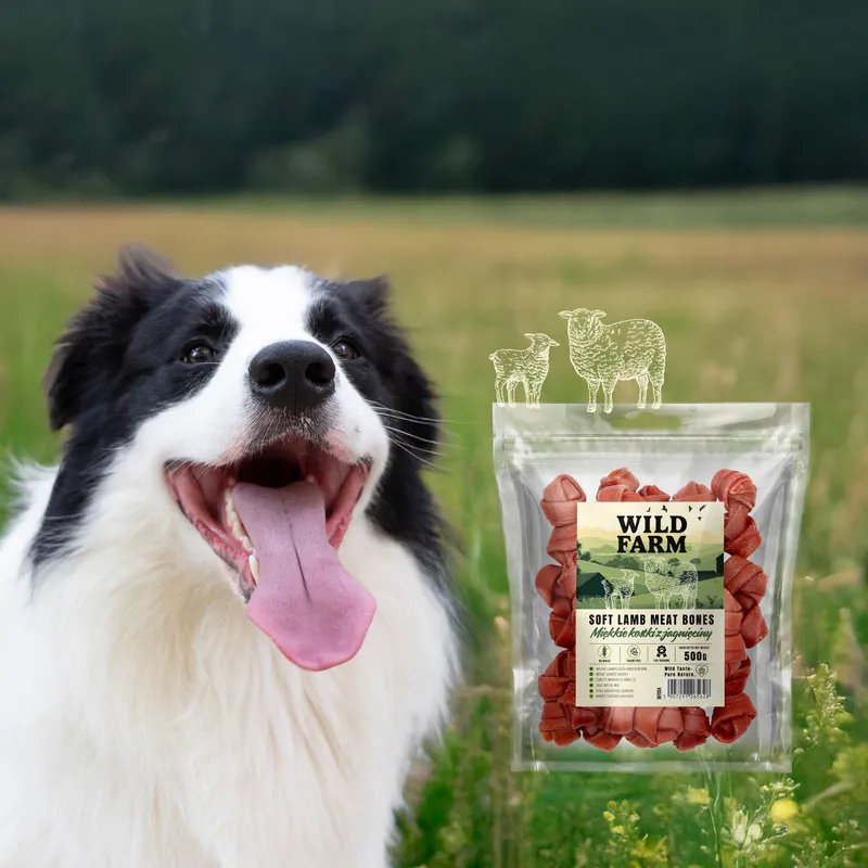Przysmak Dla Psa Miękkie Kostki Z Jagnięciny Bezzbożowe ZOOJOY 500 g