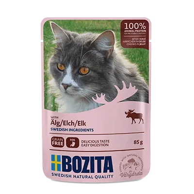 Karma Mokra Dla Kota Kawałki W Galarecie Z Łosiem ZOOJOY 85 g 1 szt