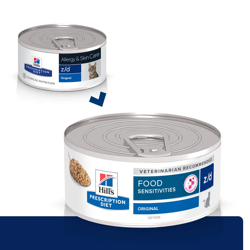 Hill's PD Prescription Diet Feline Z/D Food Sensitivities 156g