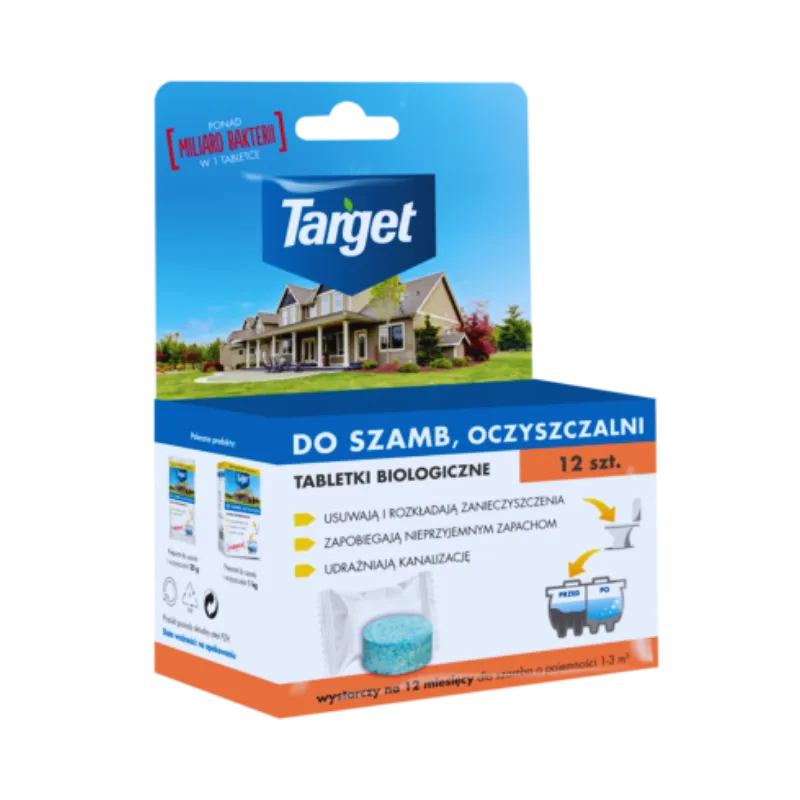 Tabletki Biologiczne Do Szamb I Oczyszczalni 12 szt