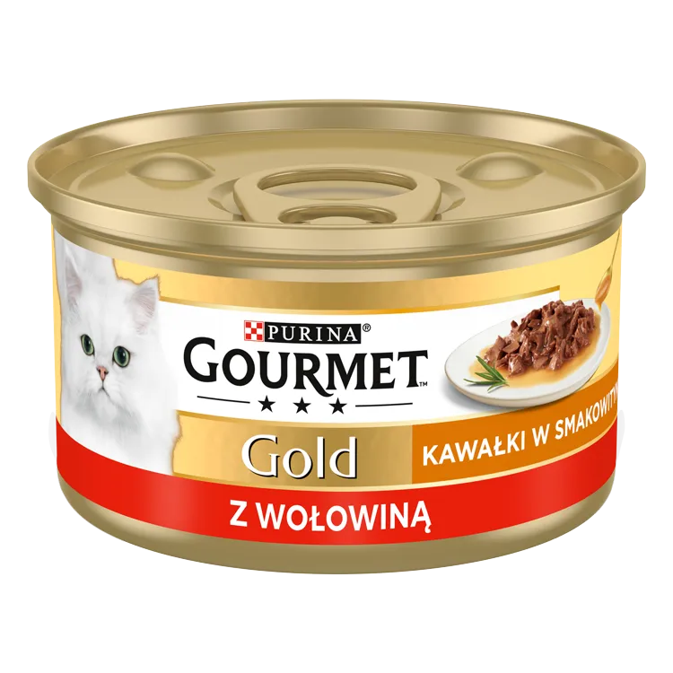 Purina Gourmet Gold Sauce Delight Z Wołowiną 85g