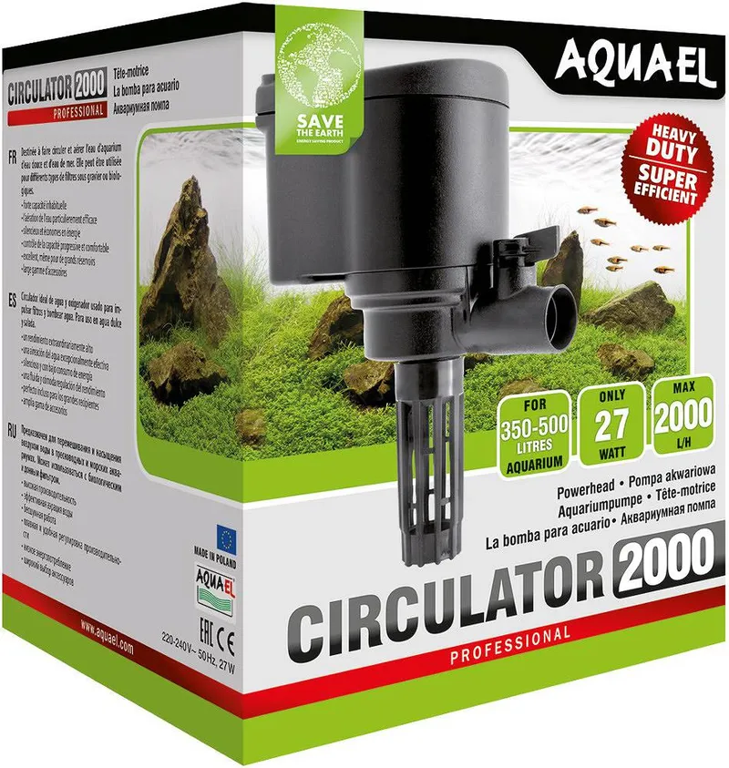 AQUAEL Circulator 2000 - Pompa Wirnikowa Do Akwarium
