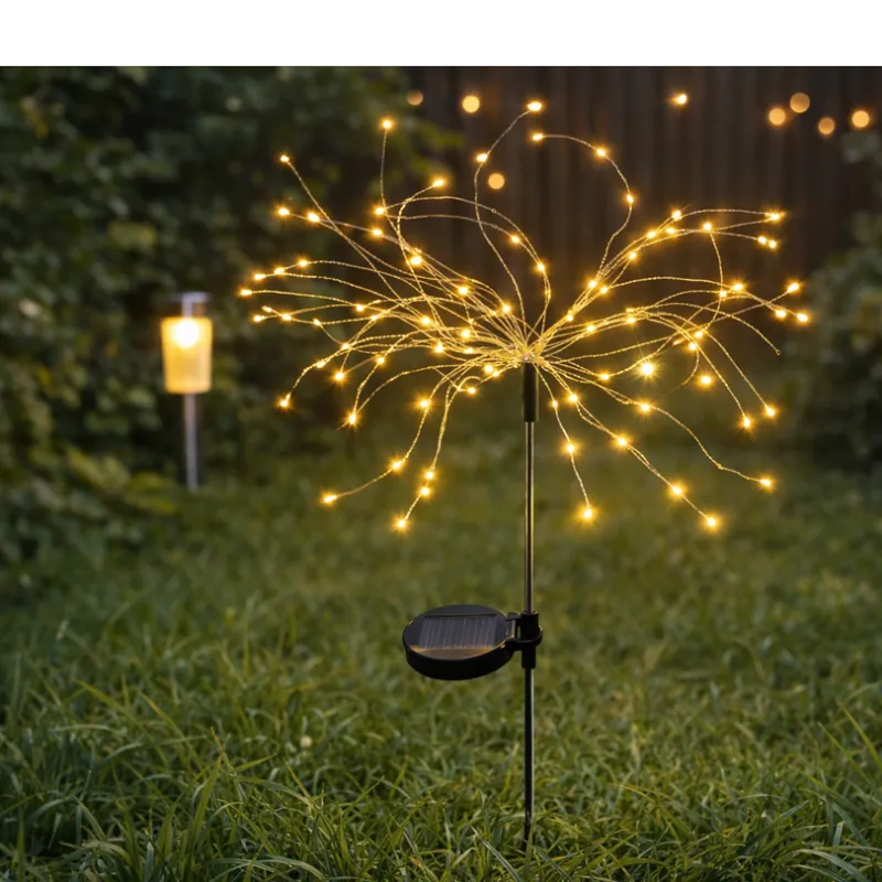 Lampa Solarna Ogrodowa Dmuchawiec LED – 2 szt