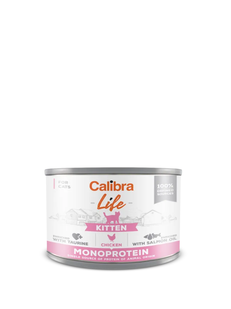 Calibra Cat Life Kitten Karma Dla Kota Z Kurczakiem 200g