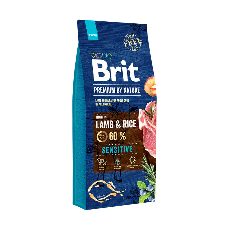 Brit Premium By Nature Sensitive Z Jagnięciną I Ryżem 15kg