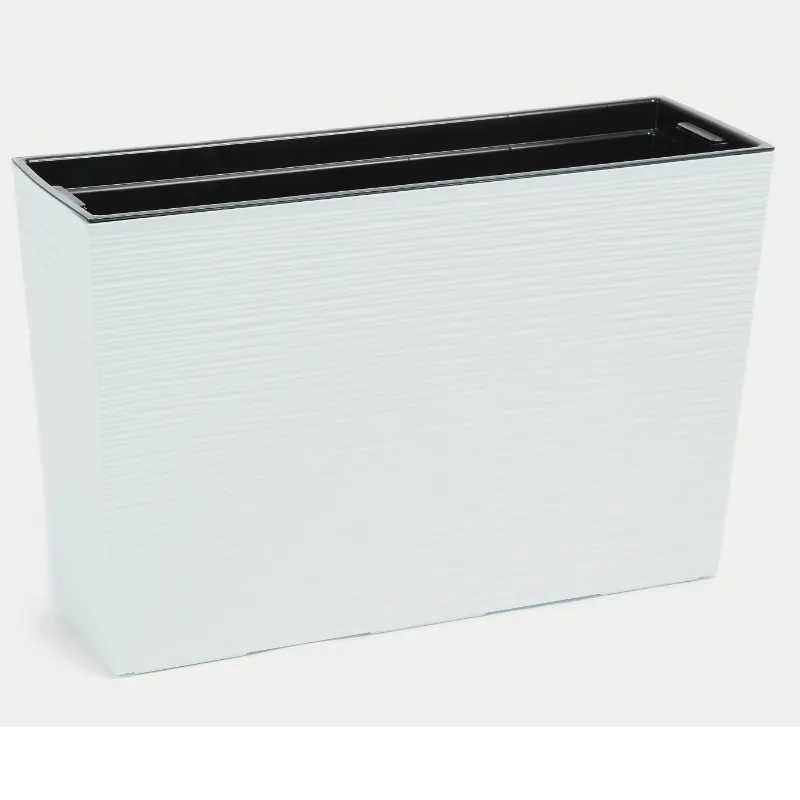 Kwietnik WERBENA 190x560 Dłuto - Biały