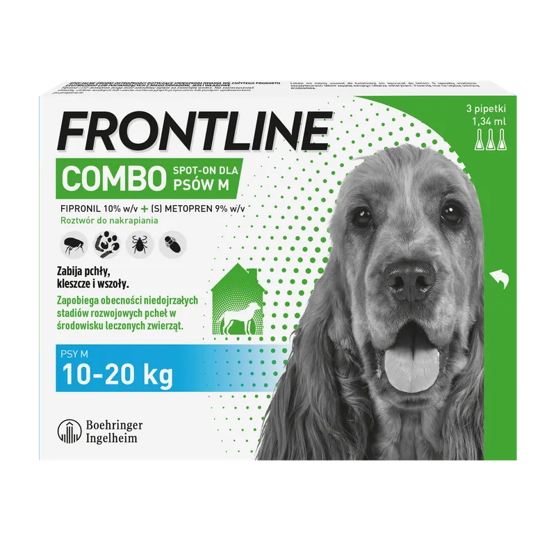 FRONTLINE Combo Spot-On Dla Psa 3x1,34ml