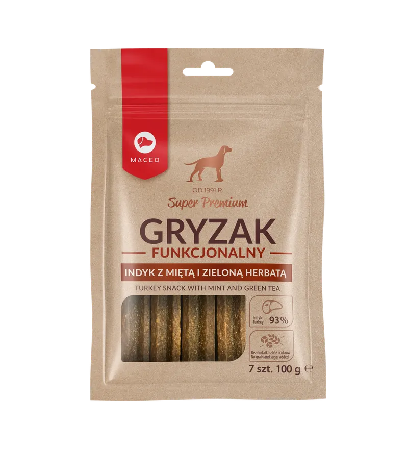 MACED Gryzak Z Miętą I Herbatą 100 g