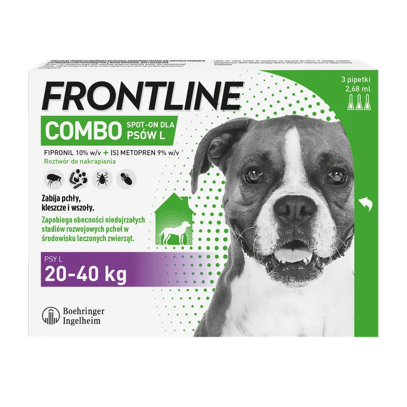 FRONTLINE Combo Spot-On Dla Psów 3x2,68ml