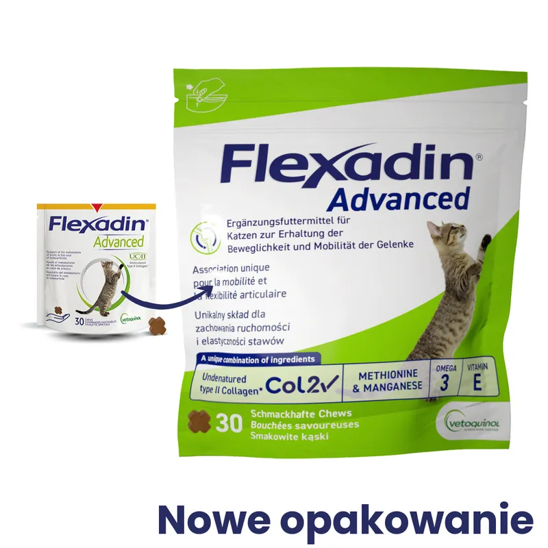 VETOQUINOL Flexadin Advanced Cat 30 Kąsków