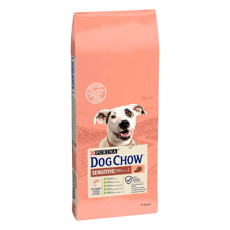 PURINA Dog Chow Adult Sensitive Salmon 16,5kg (14kg + 2,5kg GRATIS)