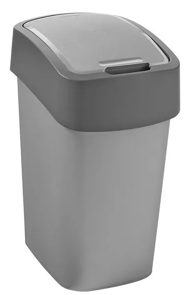 Curver Flip Bin Kosz Na Śmieci 10l - Szaro-Grafitowy
